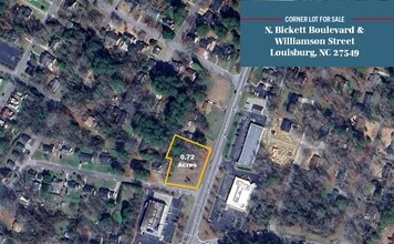 103 N Bickett Blvd, Louisburg, NC - AERIAL  map view