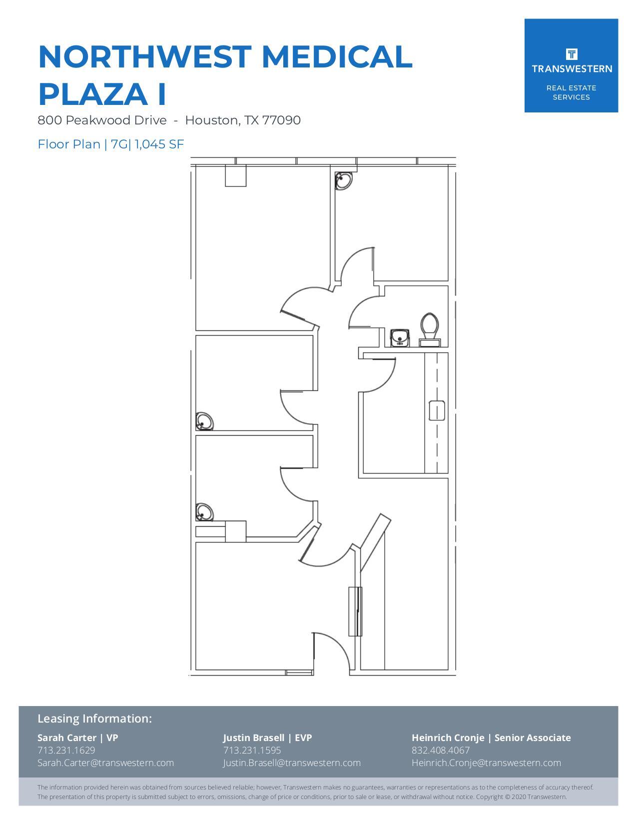 800 Peakwood Dr, Houston, TX for lease Floor Plan- Image 1 of 1