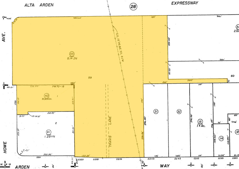 1750 Howe Ave, Sacramento, CA for lease - Plat Map - Image 2 of 9