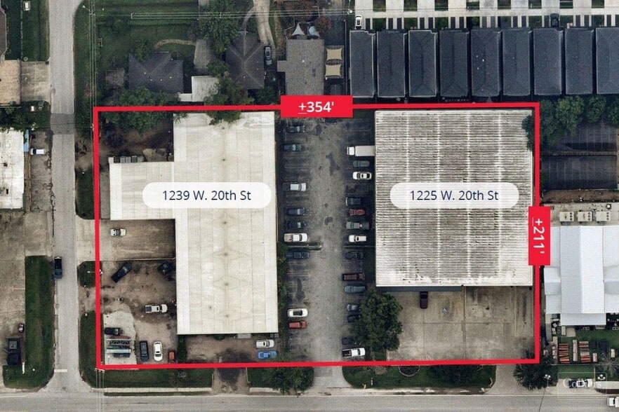 1239 W. 20th St. & 1225 W. 20th St, Houston, TX for sale - Building Photo - Image 2 of 8