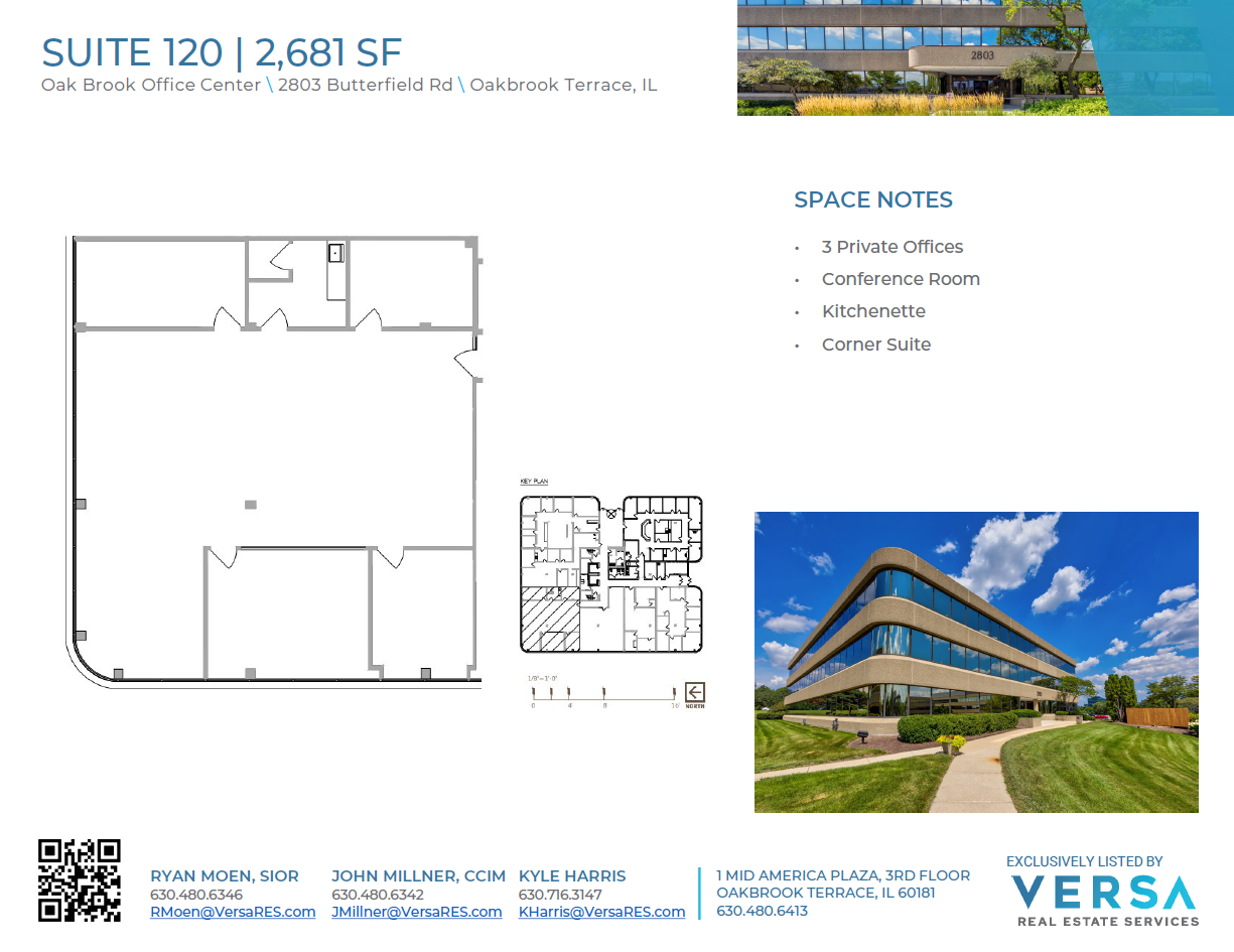 2707 Butterfield Rd, Oak Brook, IL for lease Floor Plan- Image 1 of 1