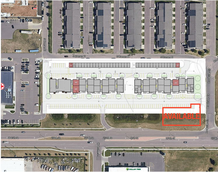 200 85th Street, Sioux Falls, SD for lease - Aerial - Image 3 of 3