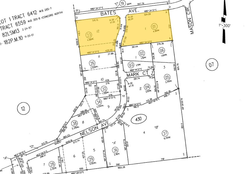 135 Mason Cir, Concord, CA for lease - Plat Map - Image 2 of 2