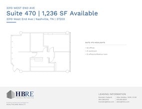 3310 West End Ave, Nashville, TN for lease Site Plan- Image 1 of 1