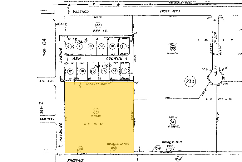 700 S Raymond Ave, Fullerton, CA for lease - Plat Map - Image 3 of 6