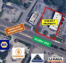4804 Clinton Hwy, Knoxville, TN - AERIAL map view