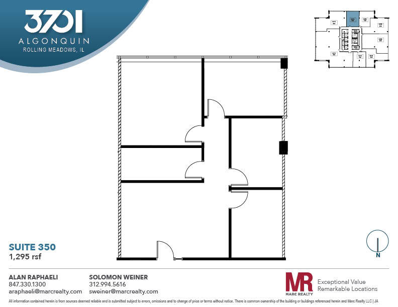 3701 Algonquin Rd, Rolling Meadows, IL for lease Floor Plan- Image 1 of 6