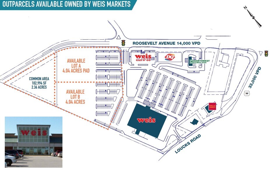 1800 Roosevelt Ave, York, PA 17408 Weis Center York, PA