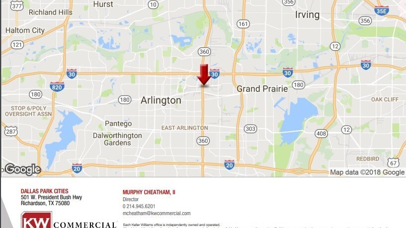 2601 Galleria Dr, Arlington, TX for sale Goad Map- Image 1 of 1