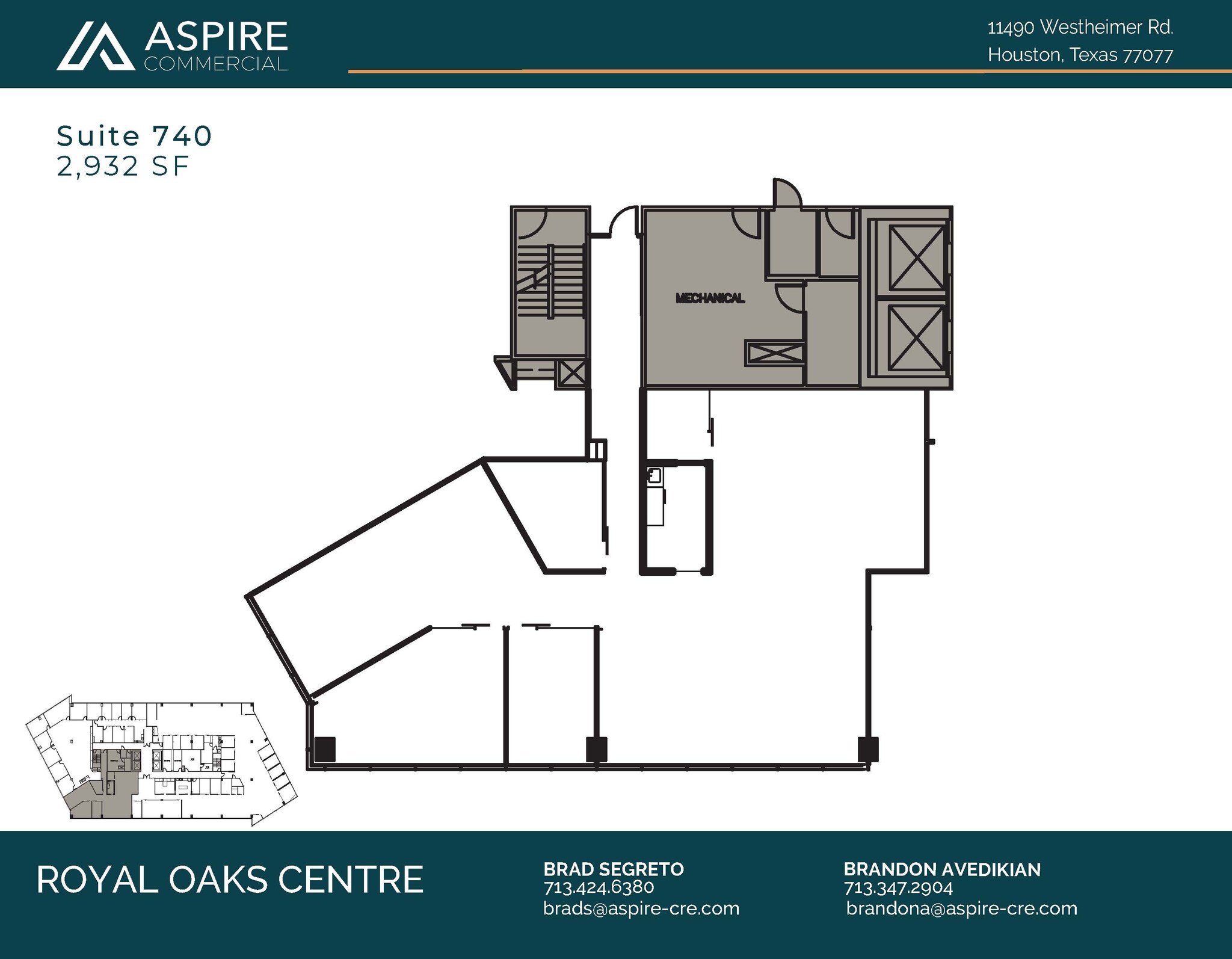 11490 Westheimer Rd, Houston, TX for lease Floor Plan- Image 1 of 2