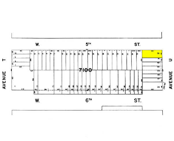 203 Avenue U, Brooklyn, NY for lease - Plat Map - Image 3 of 3