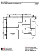 2601 E Oakland Park Blvd, Fort Lauderdale, FL for lease Floor Plan- Image 1 of 7