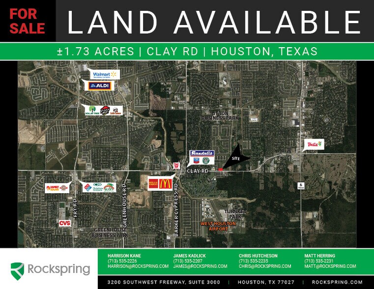 Clay Rd Queenston Blvd Houston Tx 77084 Land For Sale Loopnet Com