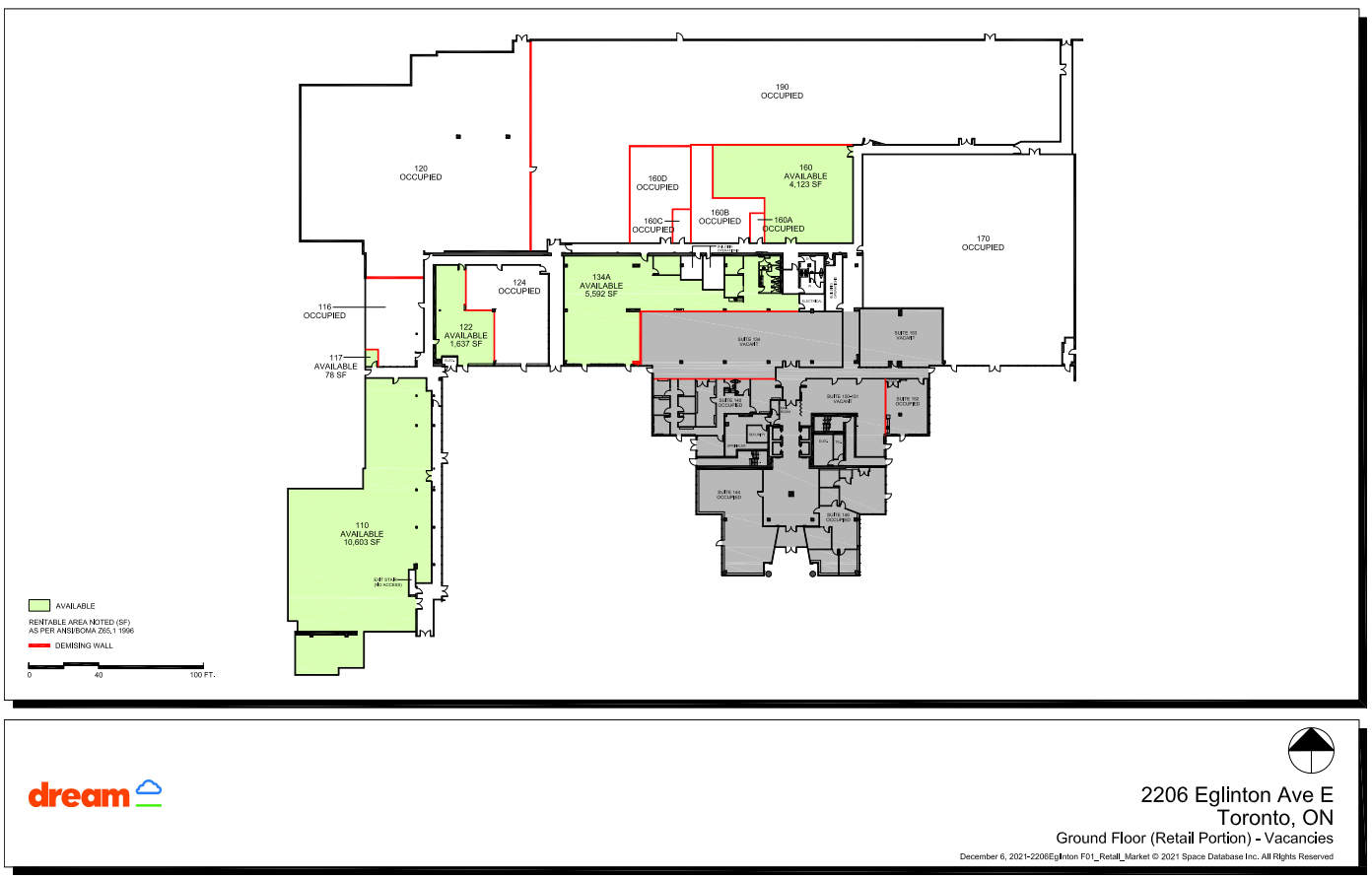 2200-2206 Eglinton Ave E, Toronto, ON for lease Floor Plan- Image 1 of 1