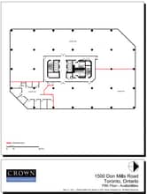 1500 Don Mills Rd, Toronto, ON for lease Floor Plan- Image 1 of 1