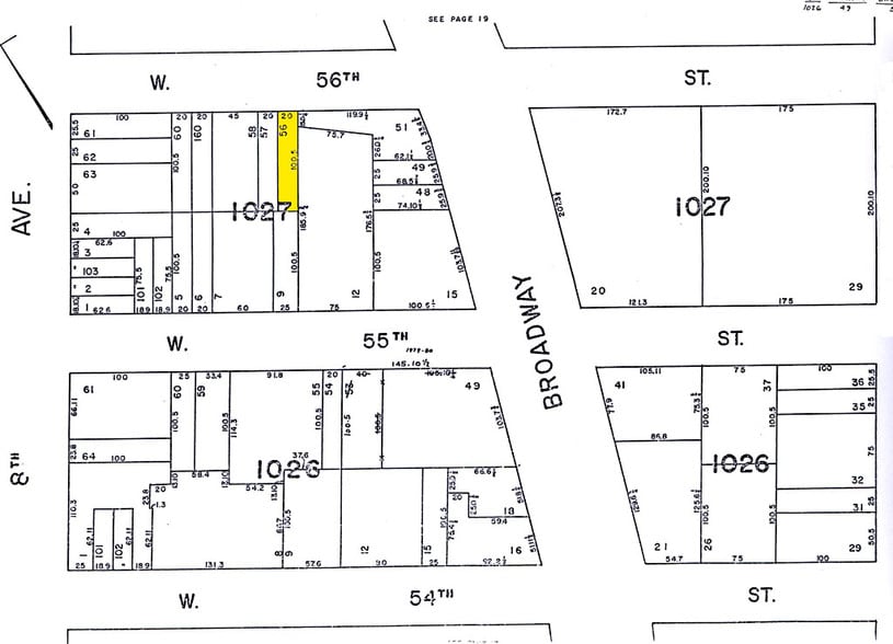 234 W 56th St, New York, NY for lease - Plat Map - Image 2 of 2