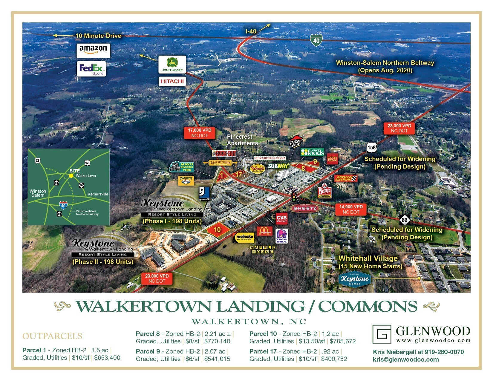 US Hwy 158, Walkertown, NC 27051 Walkertown Commons Parcel 8