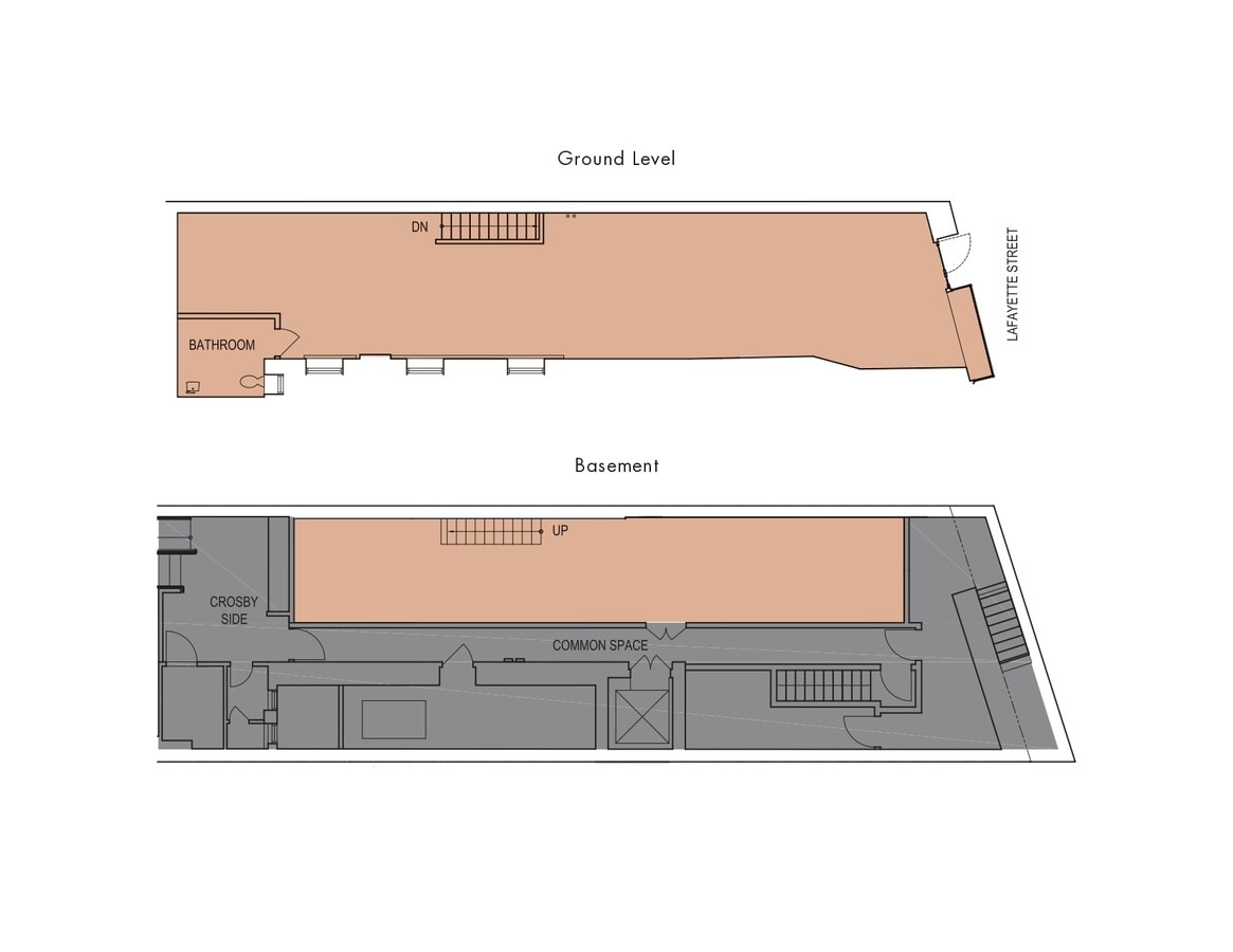 248 Lafayette St, New York, NY 10012 - Unit Commercial Coop - - Floor Plan - Image 1 of 5