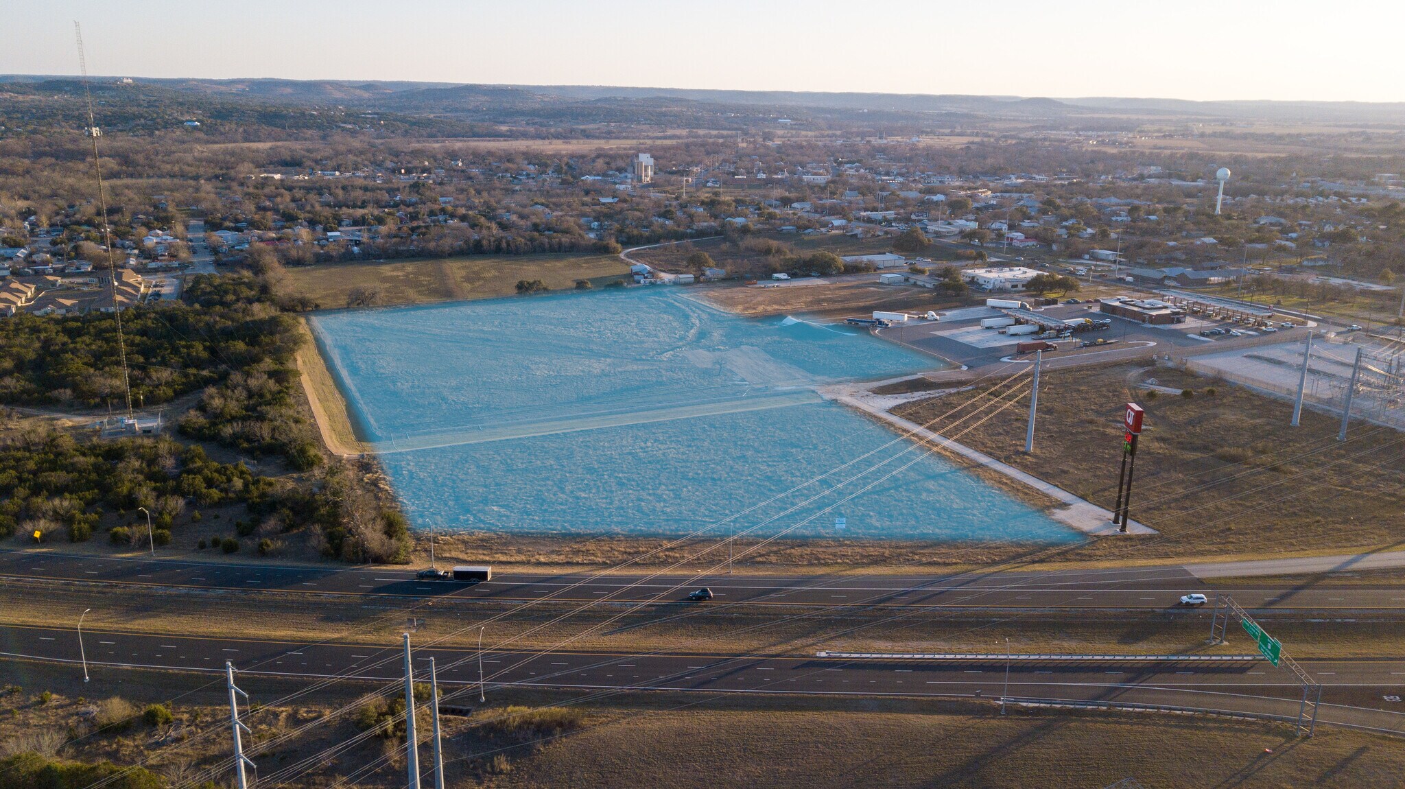 IH-10 & Highway 87, Comfort, TX for sale Aerial- Image 1 of 4
