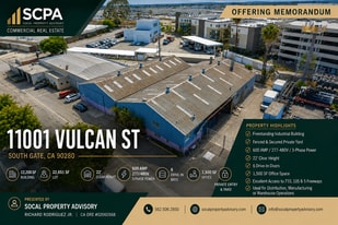 11001 Vulcan St, South Gate CA - Warehouse