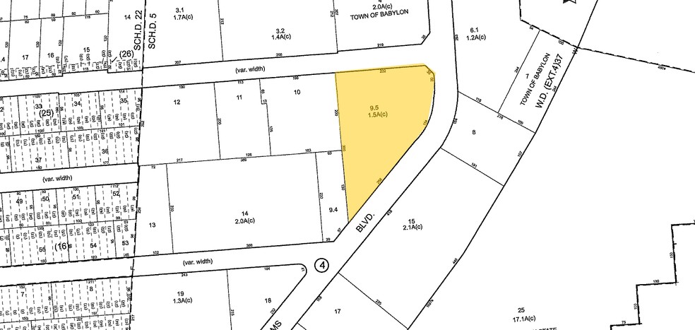 195 Marine St, Farmingdale, NY for lease - Plat Map - Image 2 of 2