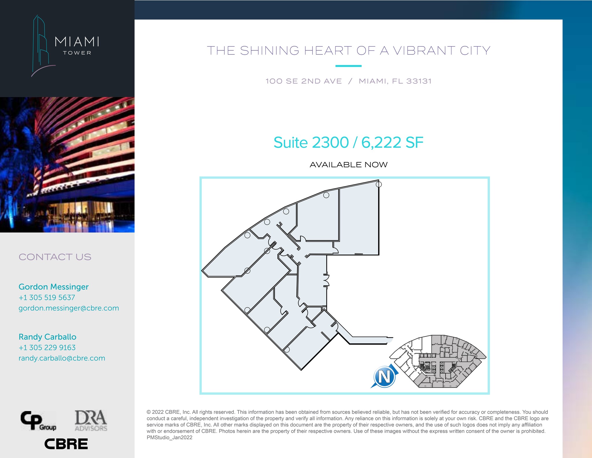 100 SE 2nd St, Miami, FL for lease Site Plan- Image 1 of 1