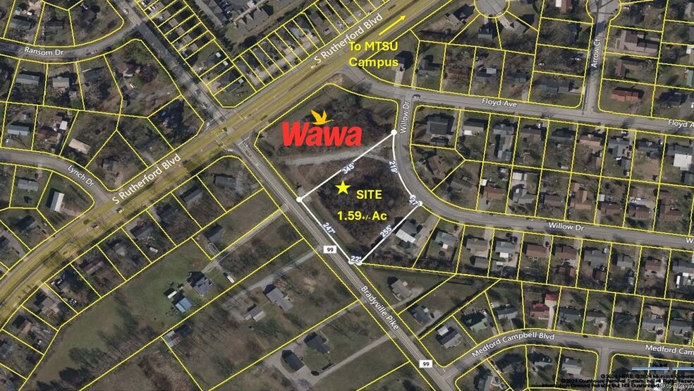 Land in Murfreesboro, TN for lease - Primary Photo - Image 1 of 2