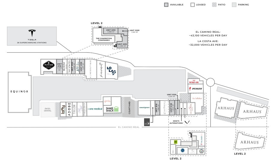 7720-7790 El Camino Real, Carlsbad, CA for lease Site Plan- Image 1 of 1