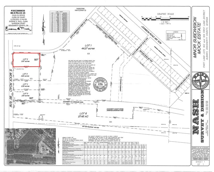 412 S Mock Rd, Albany, GA for sale - Plat Map - Image 2 of 6