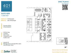 401 N Michigan Ave, Chicago, IL for lease Floor Plan- Image 2 of 3