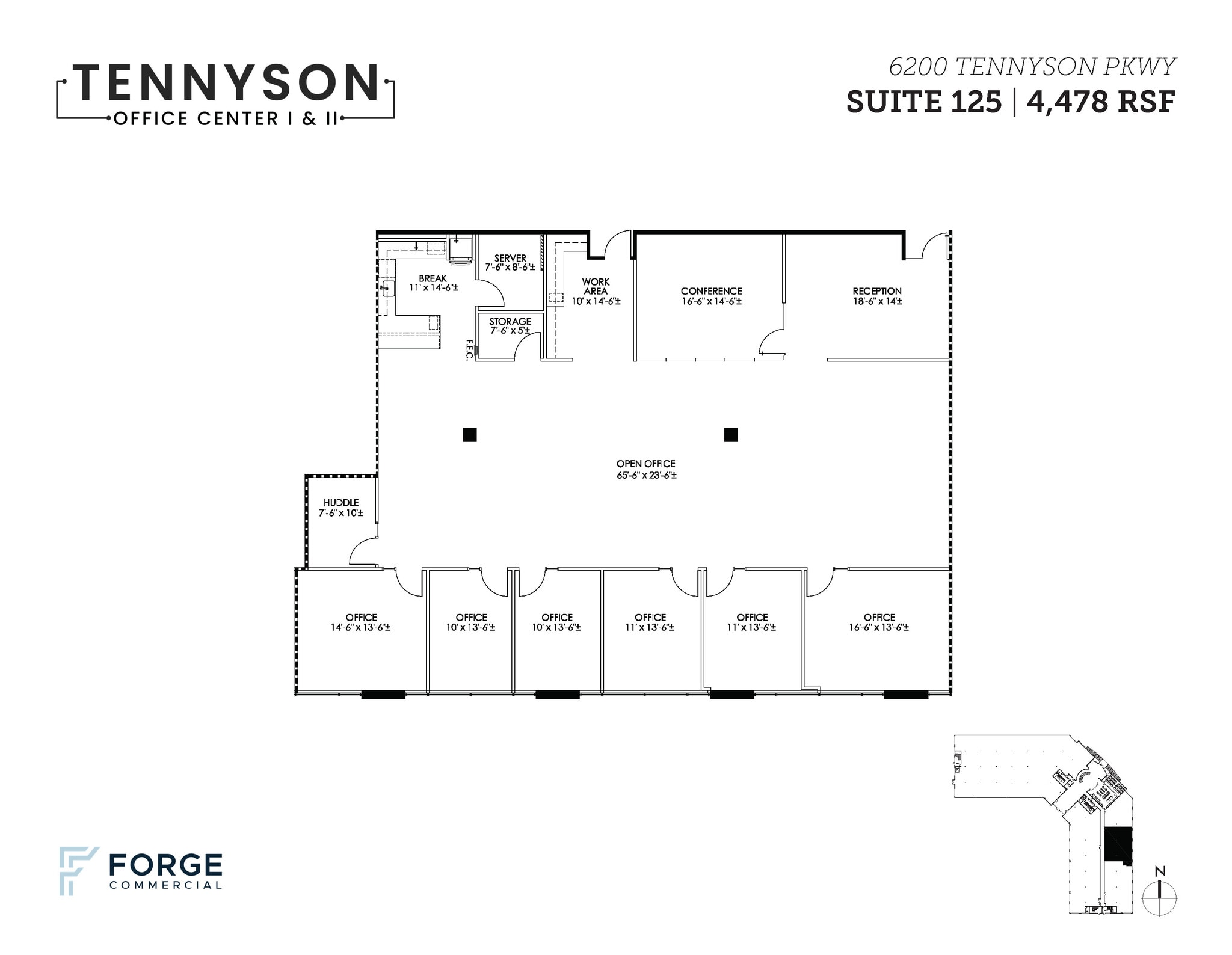 6100 Tennyson Pky, Plano, TX for lease Floor Plan- Image 1 of 2
