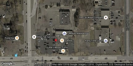 1690-1698 N White Bear Ave, Saint Paul, MN - aerial  map view