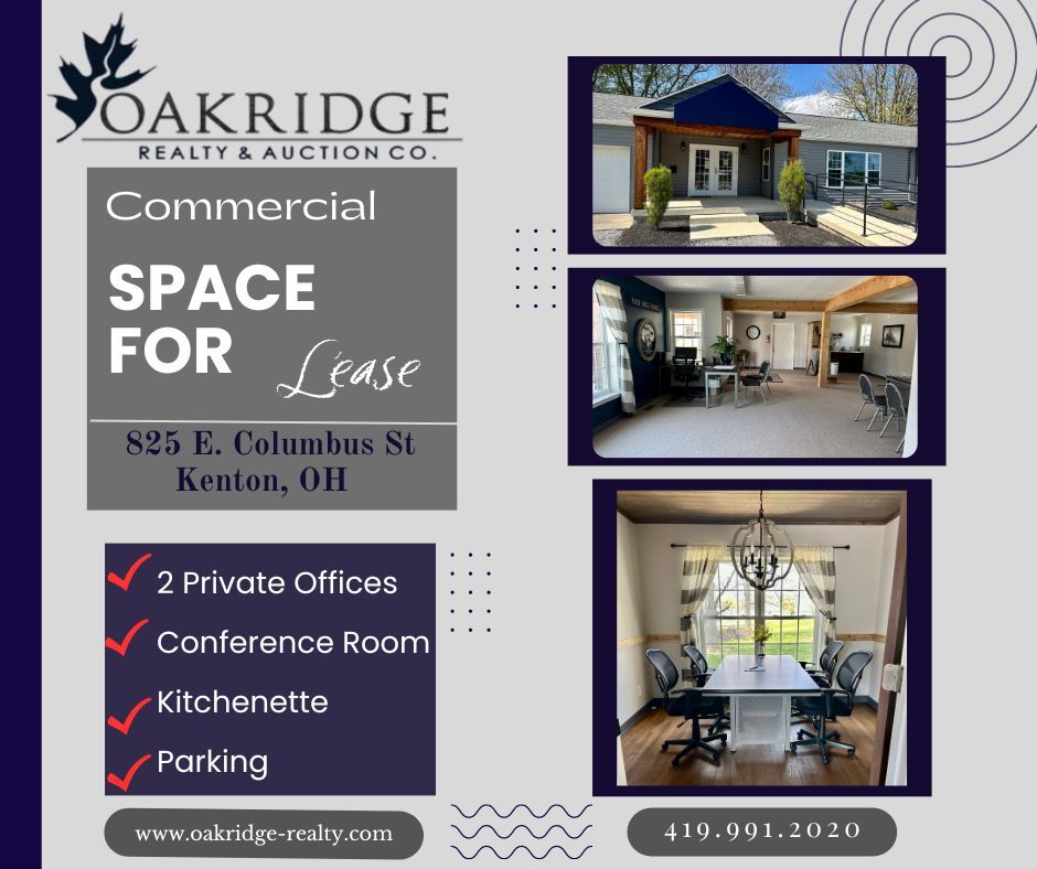 825 E Columbus St, Kenton, OH 43326 Oakridge Realty & Auction Co
