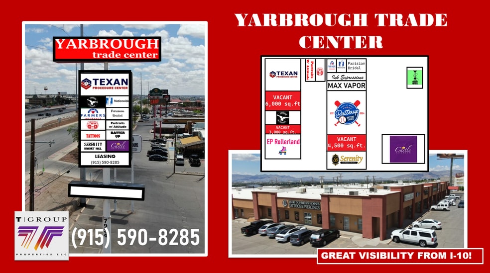 7924-7934 W Gateway Blvd, El Paso, TX for lease - Building Photo - Image 1 of 14