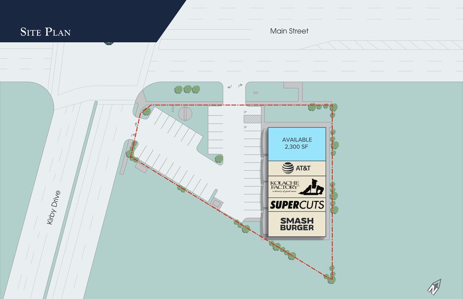 7811 Main St, Houston, TX for lease - Site Plan - Image 2 of 2