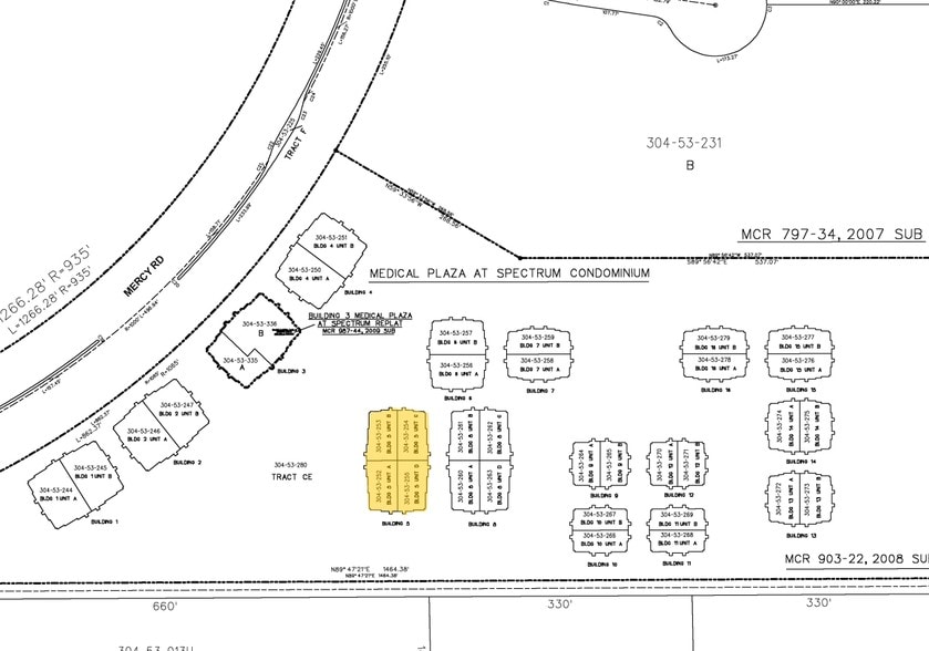 3509 S Mercy Rd, Gilbert, AZ for lease - Plat Map - Image 2 of 9
