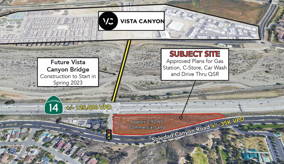 Soledad Canyon, Santa Clarita, CA for sale - Primary Photo - Image 1 of 1