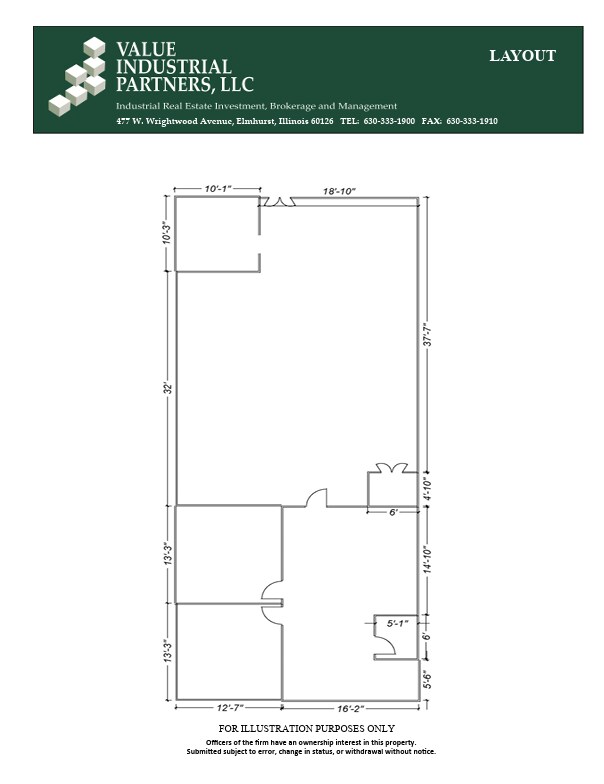 5410 Newport Dr, Rolling Meadows, IL for lease Floor Plan- Image 1 of 1