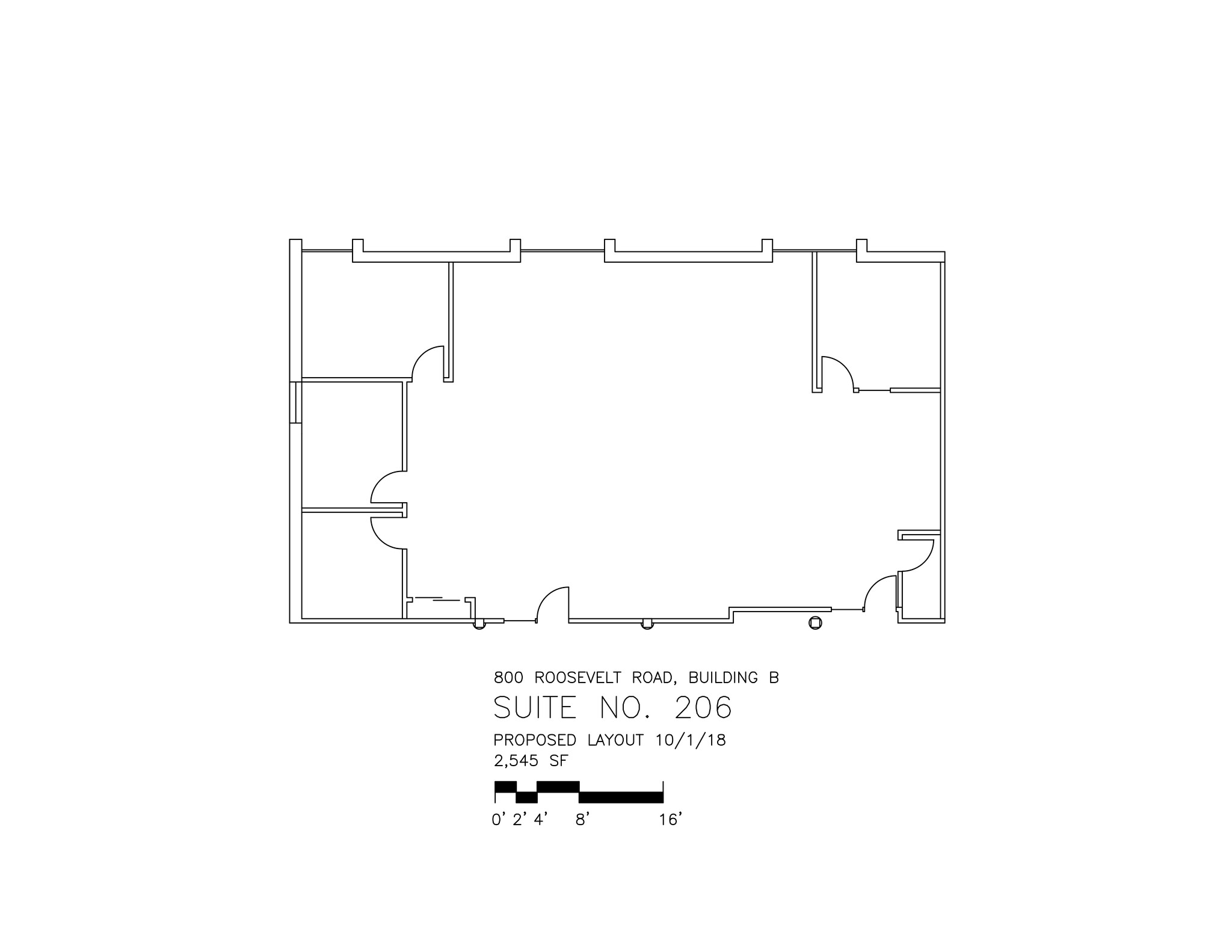 800 Roosevelt Rd, Glen Ellyn, IL for lease Site Plan- Image 1 of 2