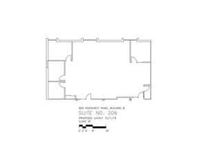 800 Roosevelt Rd, Glen Ellyn, IL for lease Site Plan- Image 1 of 2