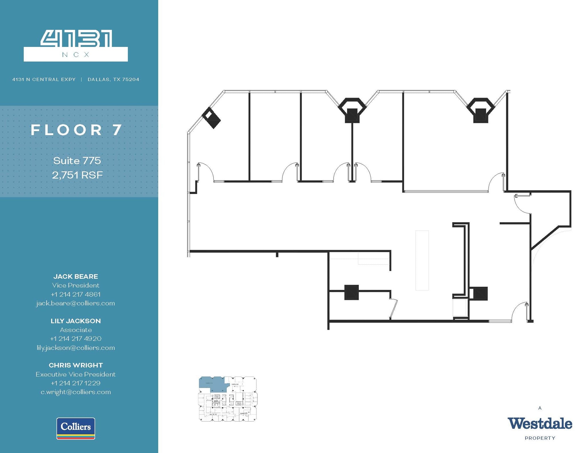 4131 N Central Expy, Dallas, TX for lease Floor Plan- Image 1 of 1