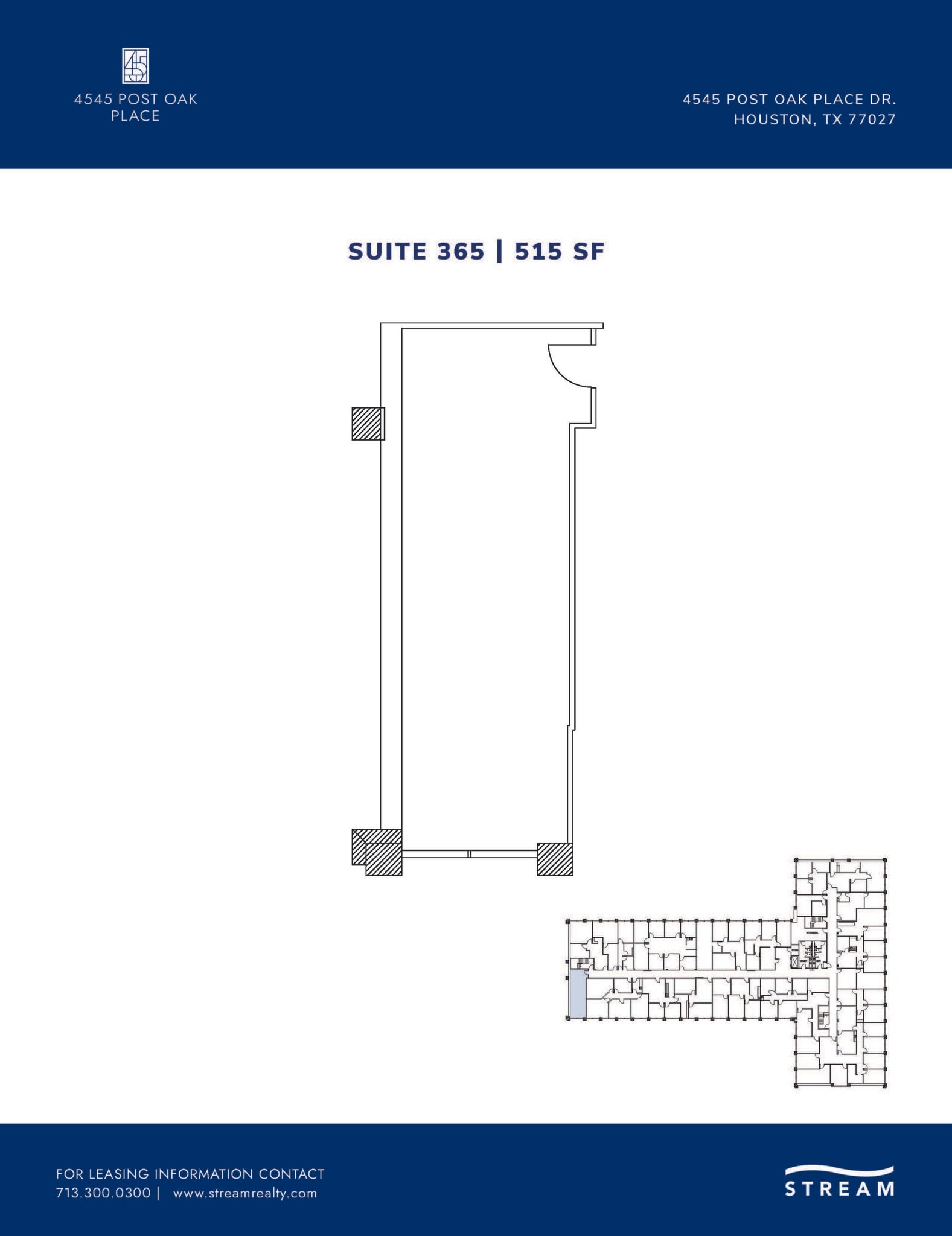 4545 Post Oak Pl, Houston, TX for lease Floor Plan- Image 1 of 1