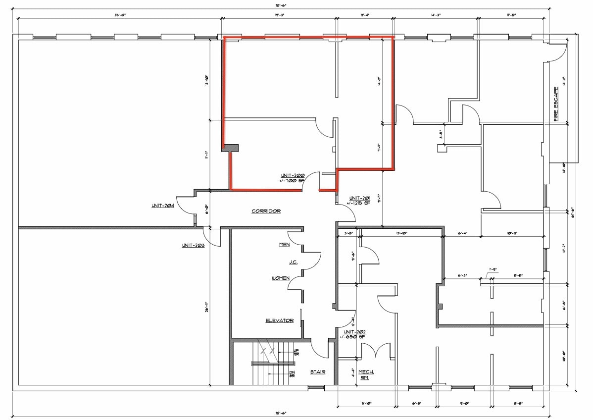 71 Valley St, South Orange, NJ for lease Floor Plan- Image 1 of 7