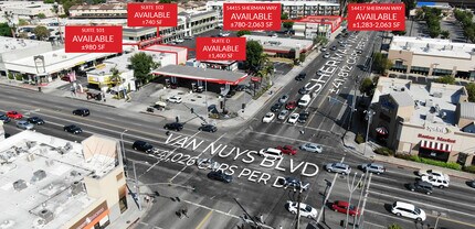 14435 Sherman Way, Van Nuys, CA - AERIAL  map view - Image1