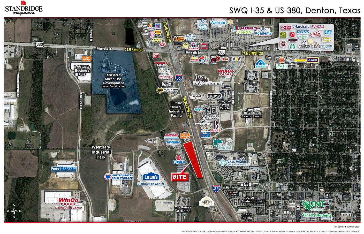 SWQ US-380, Denton, TX for sale Aerial- Image 1 of 2