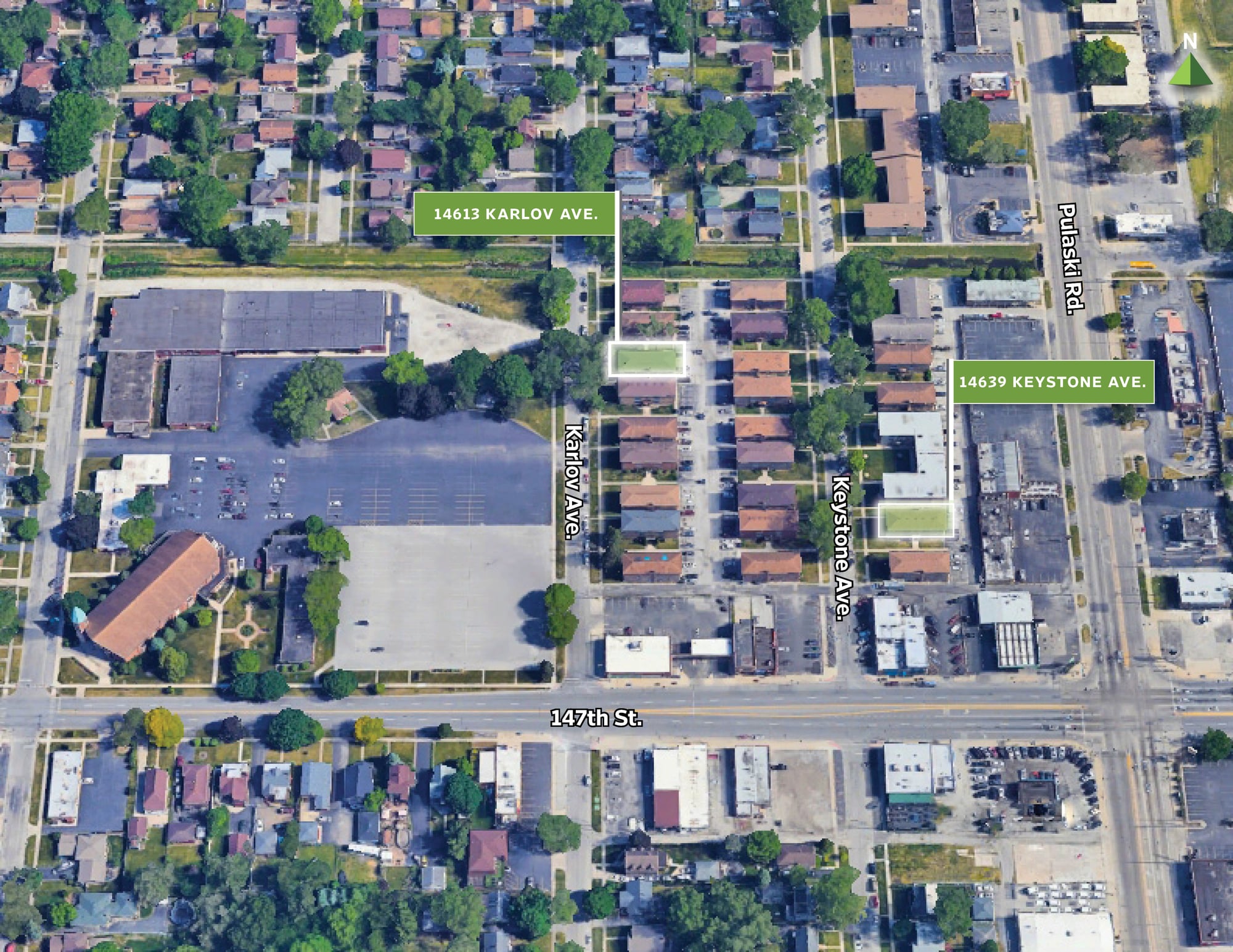 14613 Karlov & 14639 Keystone 12-units portfolio of 2 properties for sale on LoopNet.com Building Photo- Image 1 of 14