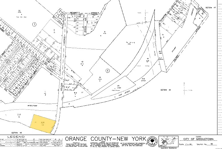 96 Dolson Ave, Middletown, NY for sale - Plat Map - Image 1 of 1
