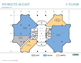 959 Route 46 E, Parsippany, NJ for lease Floor Plan- Image 1 of 1