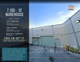 2961-2865 SW 69th Ct, Miami FL - Warehouse
