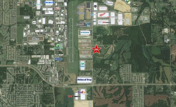 12121 Forest Park Dr, Olive Branch, MS - aerial  map view